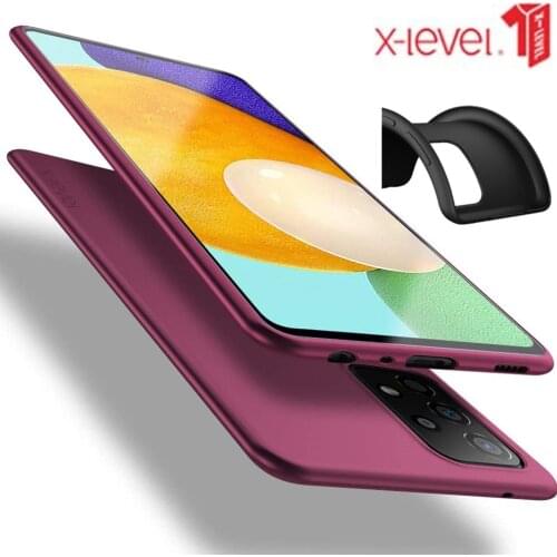 Original X-level Soft TPU Case for Samsung Galaxy S21 Ultra S20 S10+ Note 20 A52 A72 5G Silicon Matte Guardian Back Cover