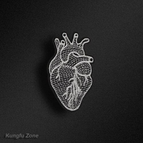 Heart Diy Patches Cloth Patch Embroidered Cute Badges Hippie Iron On Cartoon Patches For Clothes Sticker Applique Washable Decor