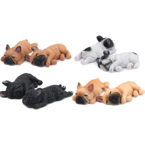 Cute Sleeping Dog 3D French Bulldog Magnet Refrigerator Whiteboard Magnets for Office Home Decoration