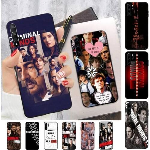 TOPLBPCS Criminals Minds Phone Case for huawei P 6 7 8 9 10 20 30 40 pro plus lite p9 lite 2016