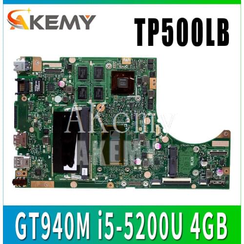 TP500LB Laptop motherboard for ASUS TP500L TP500LB TP500LN TP500LNG Test mainboard motherboard test ok GT940M i5-5200U 4GB RAM
