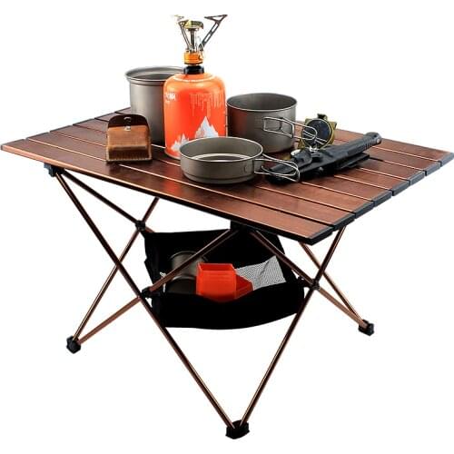 Outdoor Table 7075 Aluminum Alloy Table Outdoor Furniture Camping Fishing Hiking Folding Portable Table