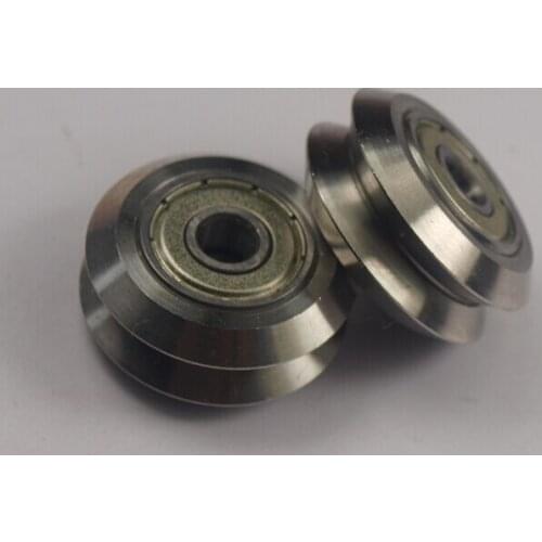 SWMAKER 3D printer accessory CNC machine parts Openbuilds stainless steel Metal Dual V Wheel - V Slot Aluminium Linear Extrusio