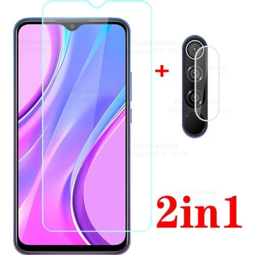 2 in 1 protective glass redmi 9 camera lens protector For xiaomi redmi 9 tempered glass film 6.53 redmi9 xiomi kiomi redmy 9