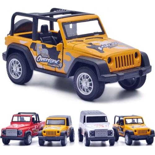 1:36 Kids Car Model Toys Pull-back Graffiti Off-road Car Metal Diecasts Vehicles Collector Birthday Gift for Boys Children Y103