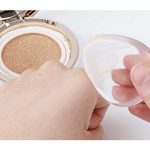 1pc soft Silicone gel lady face Foundation makeup puff cosmetic Beauty tools SiliSponge Powder blender for women BB CC Cream