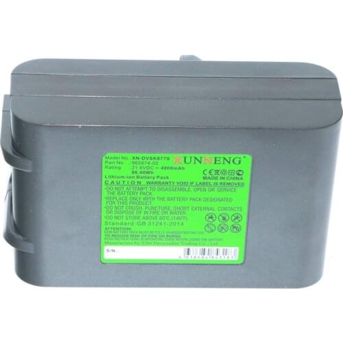XunNeng 965874-02 Battery for Dyson DC61 DC62 DC58 DC62 Animal DC74 Animal Absolute V 6 Animalpro V6 total clean V6