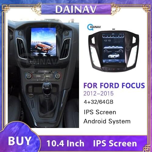 Vertical Touch Screen Car Multimedia Player GPS Navigation Head Unit For FORD focus 2012 2013 2014 2015 Car Stereo Radio