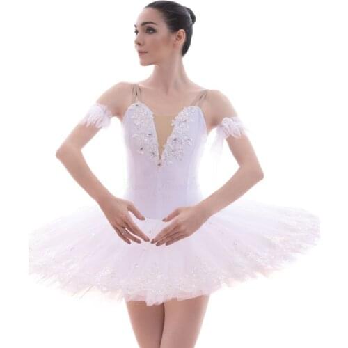 BLL048 White Pre-professional ballet tutu women and Girl Stage ballet costumes tutu ballerina Tutu Ballerrinas Tutu