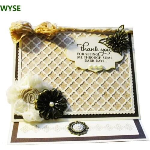 Big 18cm Metal Cutting Dies 2020 Background Die Scrapbooking for DIY photo album/Paper Cards Decorative Craft Template Supplies