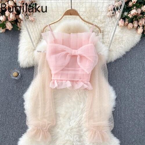 Женские прозрачные рубашки Bugilaku China At AliExpress