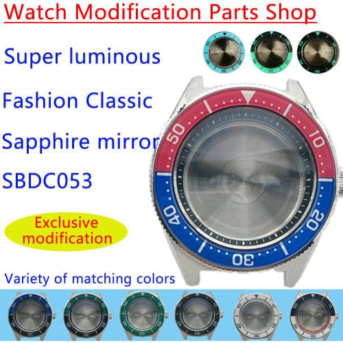 Diver Watch Case For Seiki SBDC053 62MAS Improved Case Sapphire Glass Watch Parts