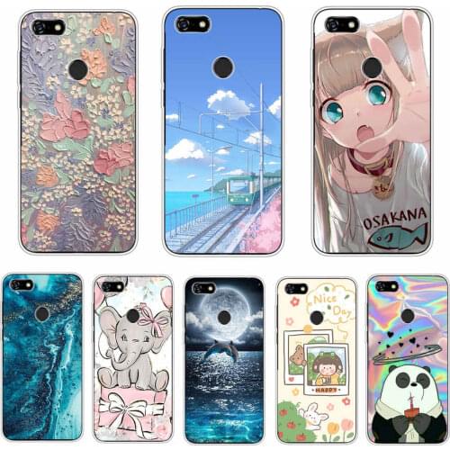 For Lenovo A5 Case 5.45" Cover Painting Case Pattern Cover for Lenovo A5 A 5 L18021 Bumper Cover Flower Fundas shell