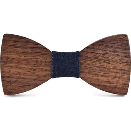 Dropshipping baby boy accessories japanese fashion unique custom designer girls kids wood bow tie gift
