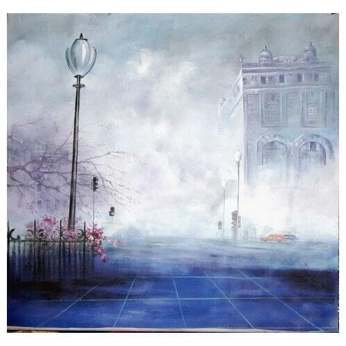 Mysterious Forest Backdrop, 10ft x 10ft Hand Painted Photography Background