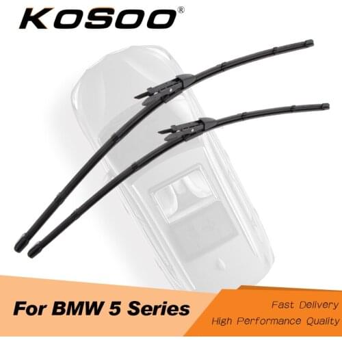 KOSOO For BMW 5 Series E60 E61 F07 F10 F11 Car Wiper Blades 2004 2005 2006 2007 2008 2009 2010 2011 2012 2013 2014 2015 2016