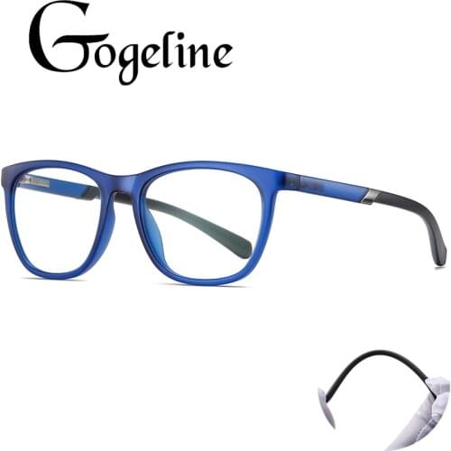 TR90 square Blue Light Blocking Glasses Anti-fatigue Lightweight Eyeglasses Frame for Women Men Filter Blue Ray Computer