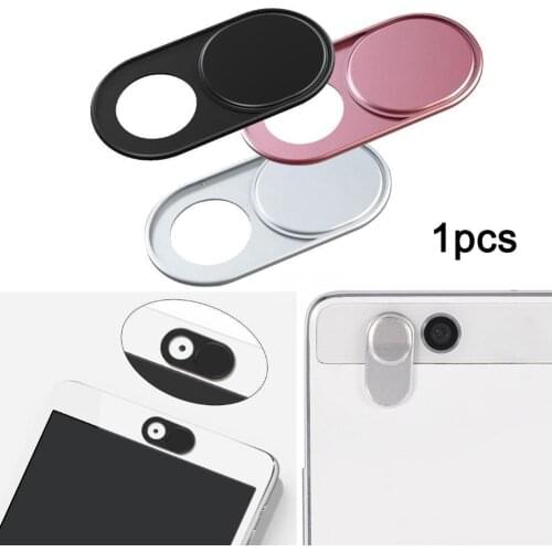 Metal oval Webcam Cover Mobile Phone Slider Lense Camera Cover Privacy Protection Laptop Sticker For iPad Tablet Camera shutter