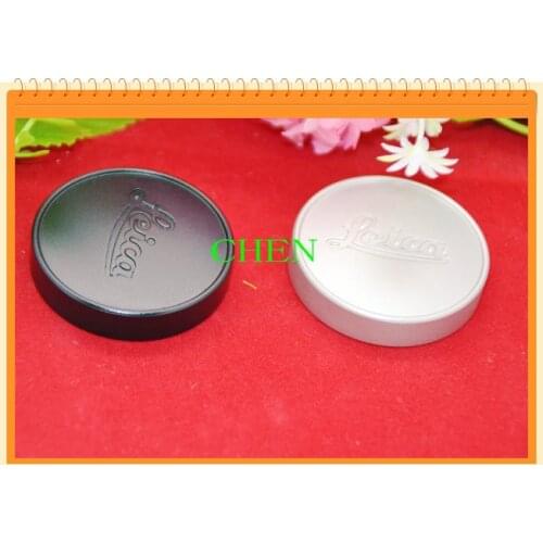Metal front Lens Cap/Cover protector Silver/Black for leica e36 M 36mm Summicron Summaron Tinra camera