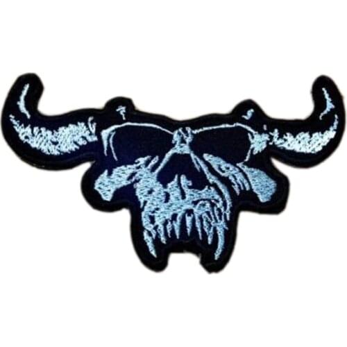 Clothing patch DANZIG Sew Iron On Patch Rock Band Logo Badge Heavy Metal Music Embroidered