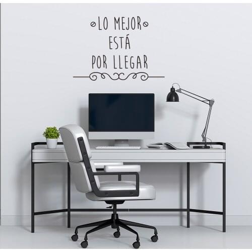 Wall Decals "The Best Is Yet To Come" Inspirational Quotes Positive Phrase Wall Stickers Bedroom Office Decoration Wallpaper