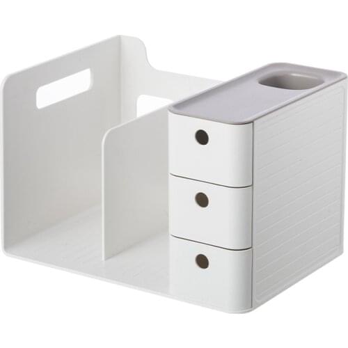 Desktop Stationery Storage Box Student Book Storage Rack Office File Organizer Storage Rack