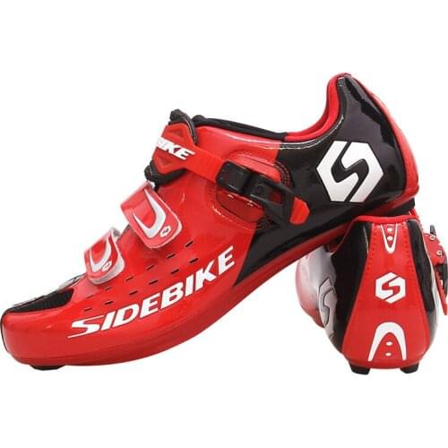 SIDEBIKE Men Women Bicycle Cycling Shoes Outdoor Sports Racing Athletic Shoes Breathable Road Bike Self-Locking Shoes