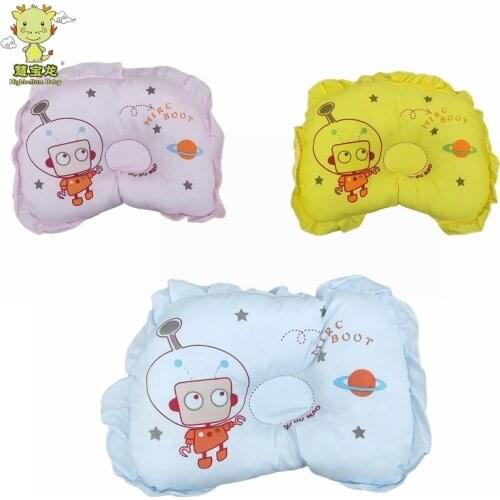 Baby Nursing Pillow Infant Newborn Sleep Support Concave Cartoon Pillow Printed Shaping Cushion Prevent Flat Head