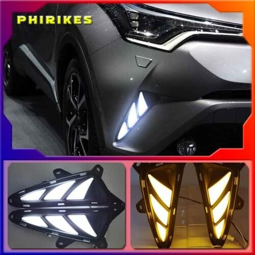 1Set LED Daytime Running Turning Signal Light DRL Fog Lamp Brake light For Toyota CHR C-HR 2016 2017 2018 2019