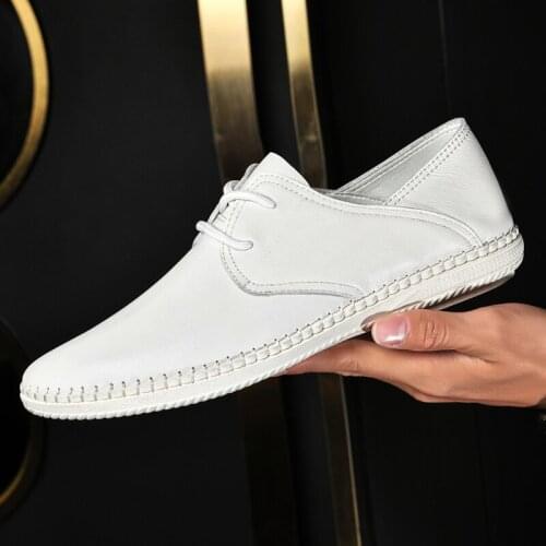 Luxury Brand Leather Men Business Black Shoes Breathable Formal Wedding Basic Shoes Men Dress Shoes Fashion