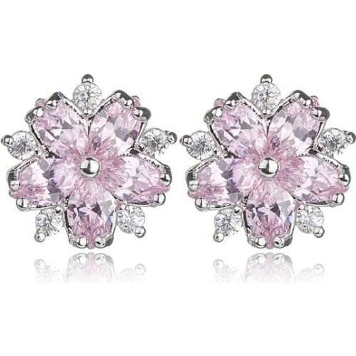 Bettyue New Fashion Hot Sale Wholesale Charm Cute Small Flower Jewelry Earrings For Woman Gothic Style Wedding Party Gifts