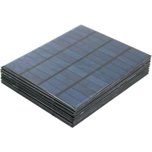 12V 18V Solar Panel with 100/200cm wire Mini Solar System DIY For Battery Cell Phone Charger 1.8W 1.92W 2W 2.5W 3W 1.5W 4.5W 5W