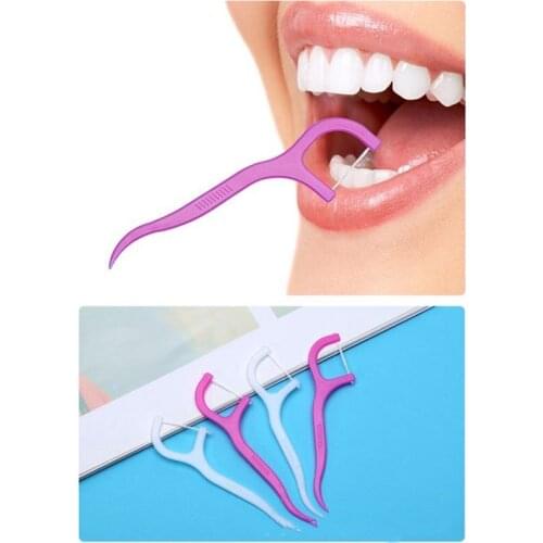 30pcs New High Quality Toothpicks Oral Gum Teeth Care Thread Dental Plastic Tooth Picks Clean Tools