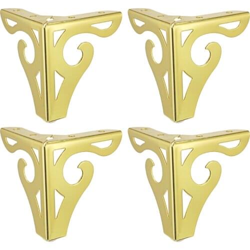 4pcs Hollow Out Modern Furniture Sofa Legs Metal for Sofa Table Cabinet Cupboard