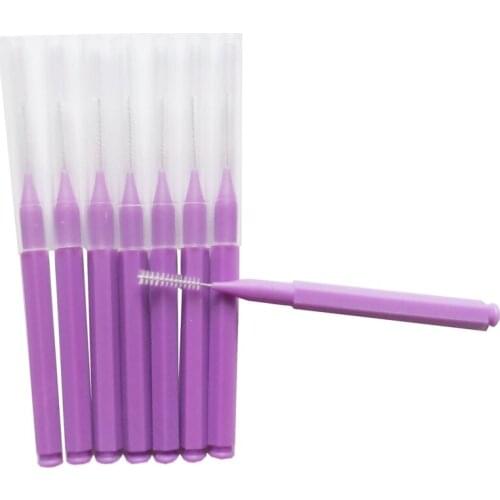 8Pcs/Set Tooth Floss Oral Hygiene Dental Floss Soft Interdental Brush Toothpick Healthy For Teeth Cleaning Oral Care Purple