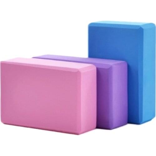 2021 Huanwei New Arrival Gym Exercise Fitness Cheap Double Color Custom Eco Friendly EVA Foam Yoga Block