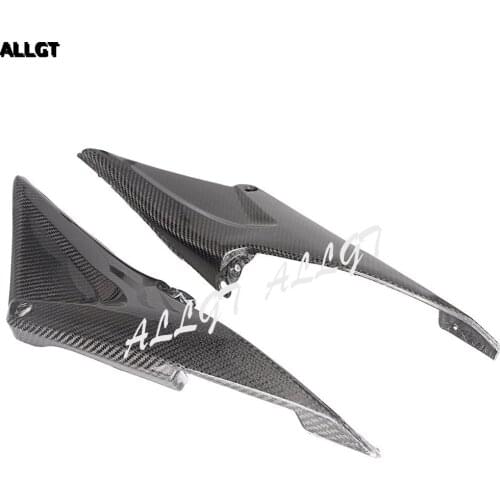 Carbon Fiber Gas Tank Side Fairing Panel Cowl For Honda CBR600RR F5 05-06 2005 2006