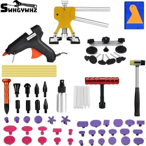 Paintless Dent Repair Tool Auto Dent Puller Suction Cup Car Body Dent Damage Repair Hand Tool Pulling bridge hammer