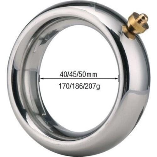 Stainless Steel Electric Shock Penis Ring Men Cock Ring Delay Ejaculation Erection For Couples Male Chastity Cage Sex Toys