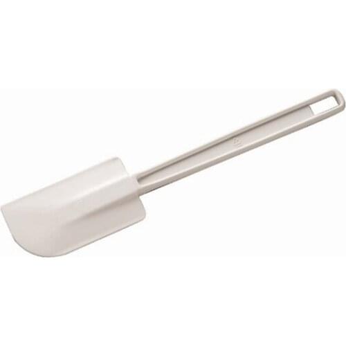 Rubber Ended Spatula 16In 405mm Kitchen Baking Mixing Turner Utensils,White