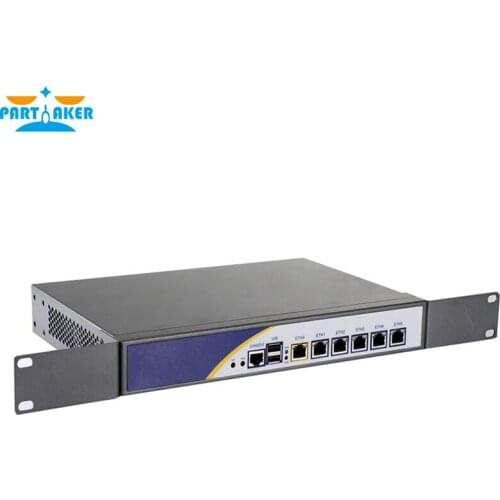 Partaker R5 VPN Router Intel 1037U 2117U 4G RAM 64G SSD 6 LAN Ports Firewall Server