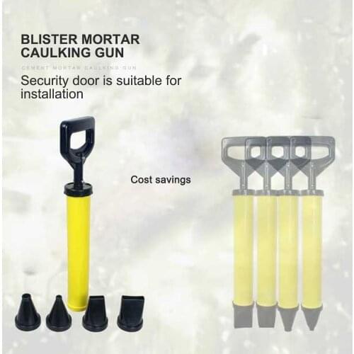 New High quality material Caulking Gun Lime Pump Cement Grout Mortar Sprayer Applicator Grout Filling Tools With 4 Nozzles