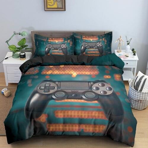Cartoon Game Pattern Bedding Sets Luxury Duvet Cover Bed Linen Bedclothes Twin/Queen/King Size Bed Room For Kids Bedding