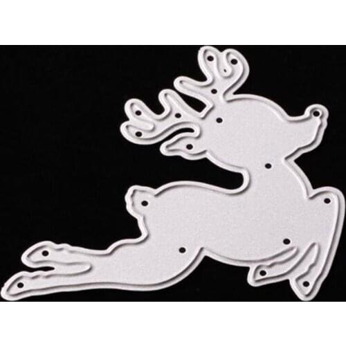 SCD284 Deer Metal Cutting Dies For Scrapbooking Stencils DIY Album Cards Decoration Embossing Folder Craft Die Cuts Template
