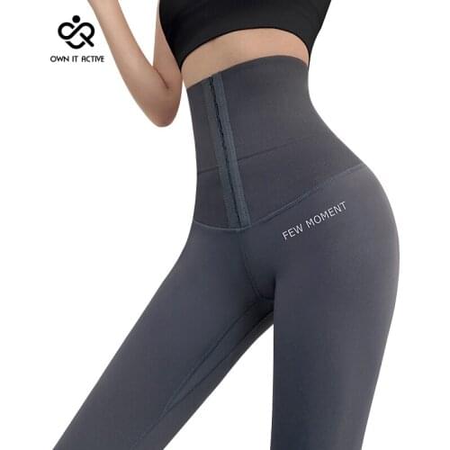 High Waisted Shrink Abdomen Yoga Pants Workout Sport Leggings Women Fitness Gym Leggings Pants Running Training Tight Activewear