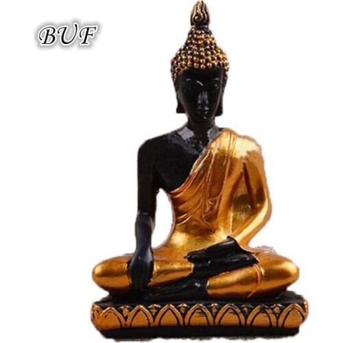 Resin Craft Buddhism Adornment Buddha StatueTathagata Statue Thailand Mandala Buddha Sculptures Amitabha Buddha Statue