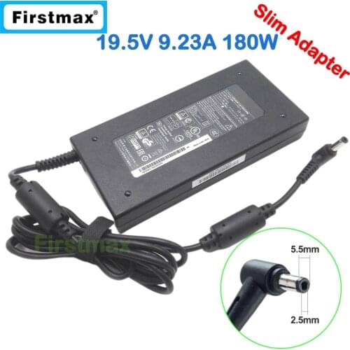 Slim ac adapter 19.5V 9.23A 19V 9.5A laptop charger for Gigabyte Aero 15X v8 P25W v2 v5 P25X v2 P35W v2 v5 P35X v3 v4 P37W v4 v5