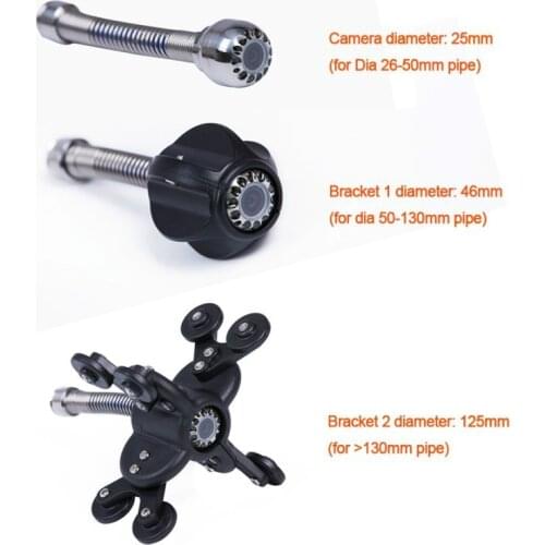 H1 extension for an endoscope probe, Spare parts , Dia.25mm stainless inspection Camera Head Repair Replacement , only fit H1