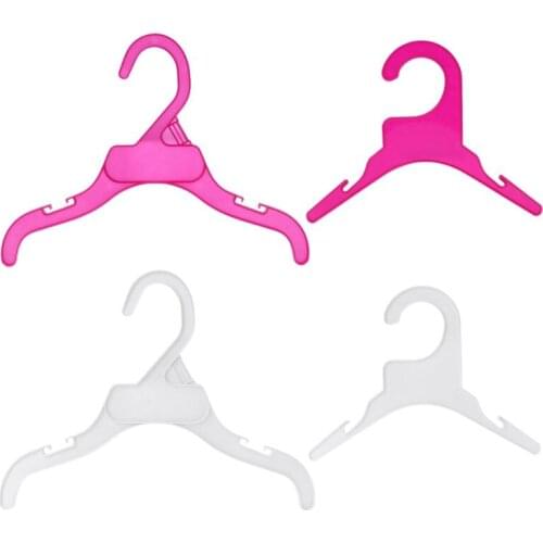 10Pcs Plastic Pet Dog Puppy Cat Clothes Clothing Rack Hanger Dog Product Accessories