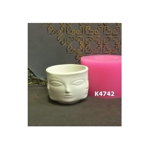 Yüz saksı silikon kalıp